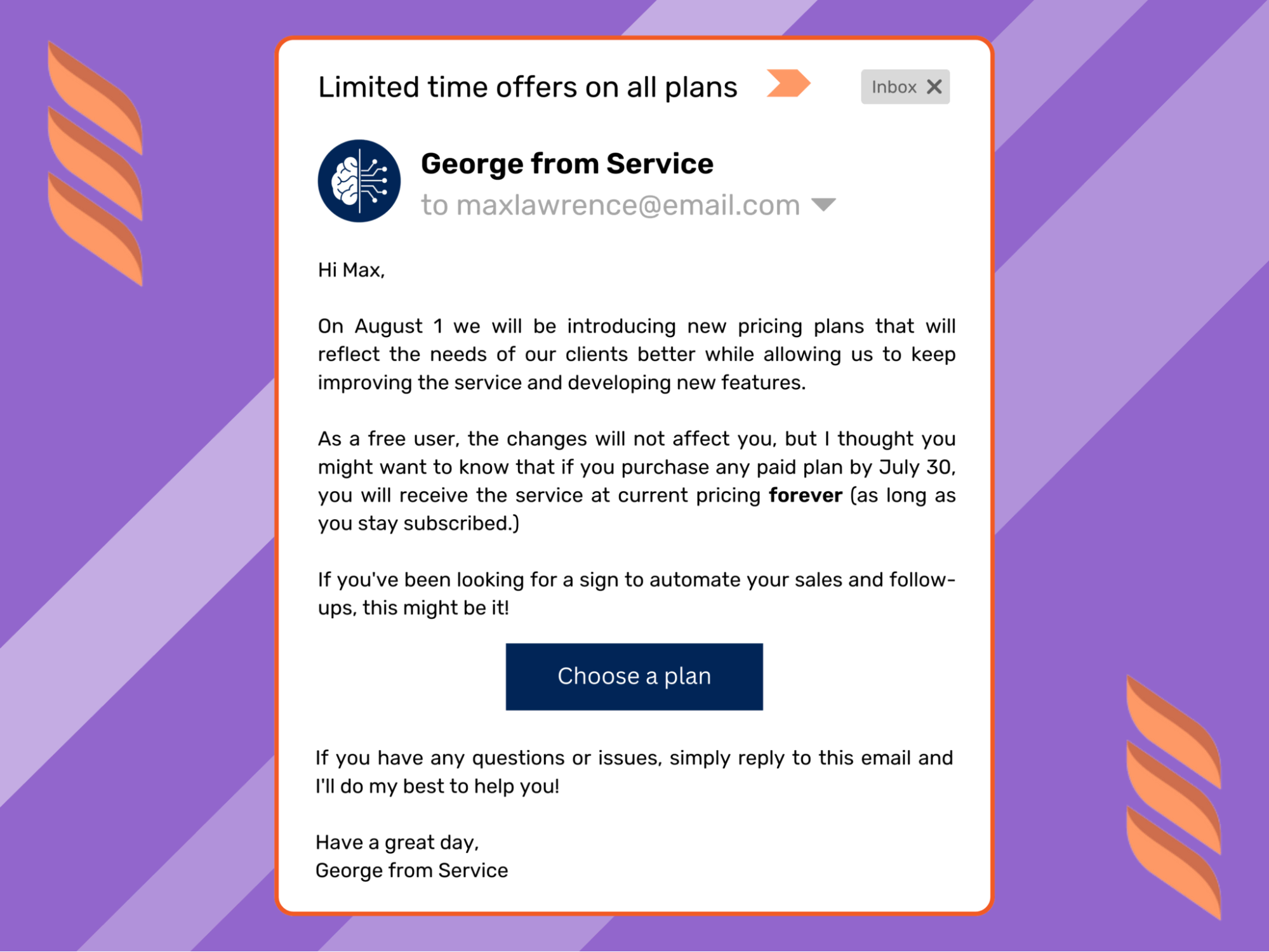 Test Your Price Raise on Individual Clients